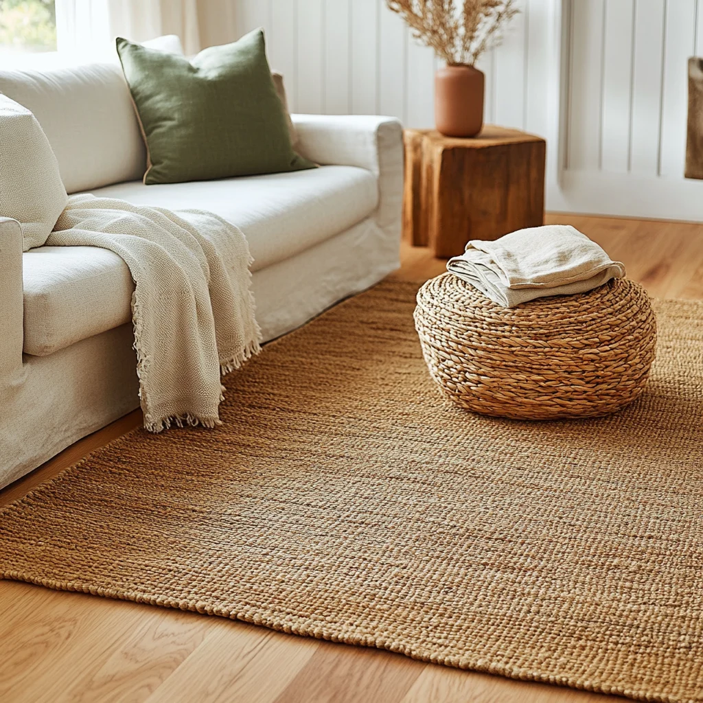 Natural outdoor space with warm textures and considered details